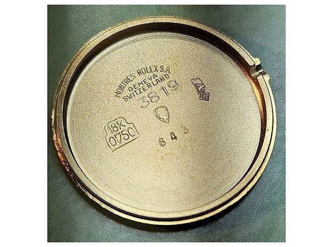 Rolex Vintage Goldene Damenuhr, klein, Handaufzug - Ansicht 3