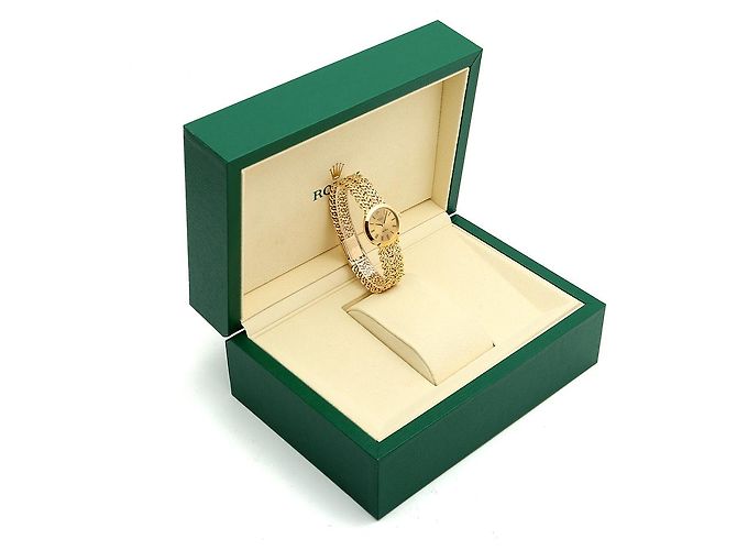 Rolex Vintage Goldene Damenuhr, klein, Handaufzug - Ansicht 30