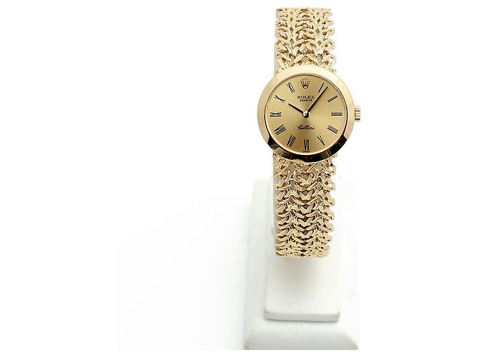 Rolex Vintage Goldene Damenuhr, klein, Handaufzug - Ansicht 6
