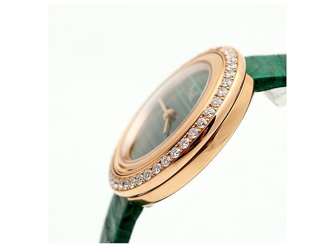 Piaget Possession Malachite Pink Gold Women's Watch Diamond Warranty Box - view 13