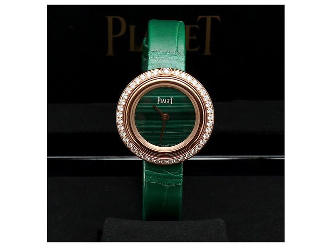 Piaget Possession Malachite Pink Gold Women's Watch Diamond Warranty Box - view 2