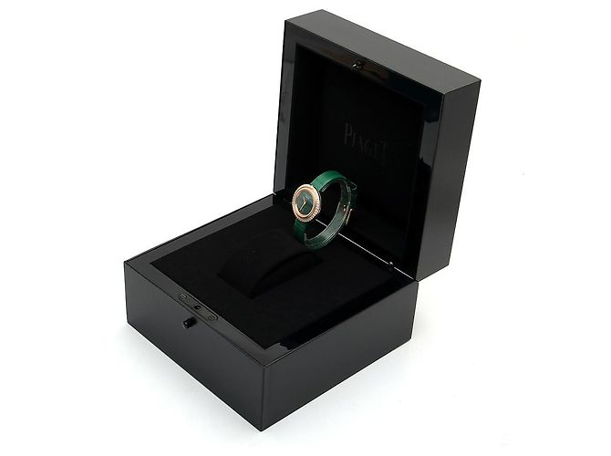 Piaget Possession Malachite Pink Gold Women's Watch Diamond Warranty Box - view 5