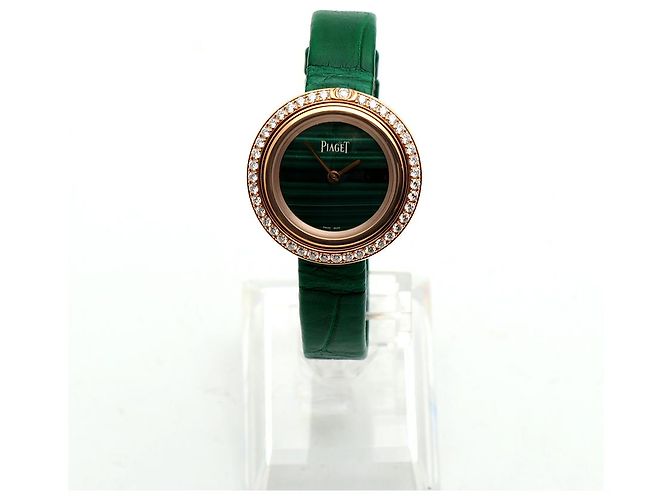Piaget Possession Malachite Pink Gold Women's Watch Diamond Warranty Box - view 6