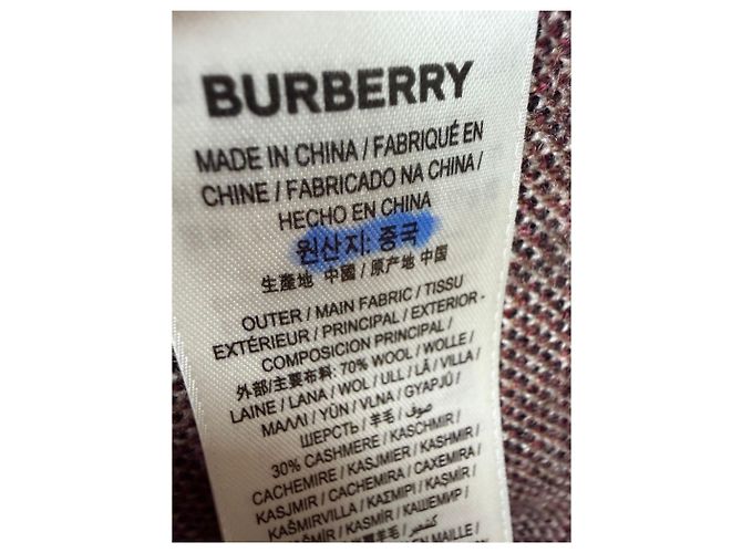 Burberry Karo-Jacquard-Cardigan aus Wolle und Kaschmir Mehrfarben - Ansicht 9