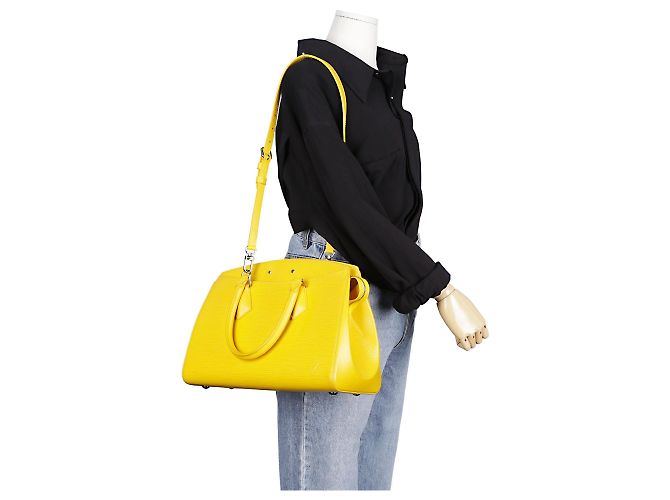 Louis Vuitton Borsa Tote e Borsa a Spalla MM Size in pelle Épi Suprlo D'oro - vista 26