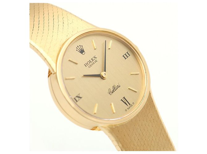Rolex Cellini Vintage Small Damenuhr integriert, Gold, Gold Golden - Ansicht 14