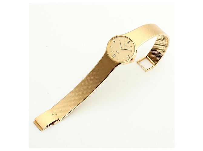 Rolex Cellini Vintage Small Damenuhr integriert, Gold, Gold Golden - Ansicht 17