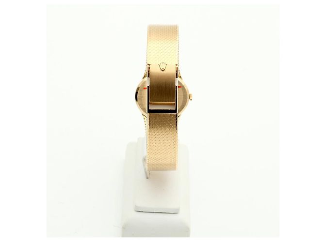 Rolex Cellini Vintage Small Damenuhr integriert, Gold, Gold Golden - Ansicht 8