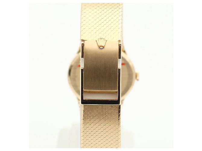 Rolex Cellini Vintage Small Damenuhr integriert, Gold, Gold Golden - Ansicht 9