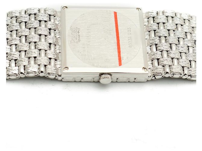 Piaget Relógio de quartzo masculino em ouro branco com mostrador de diamante e opala - vista 16