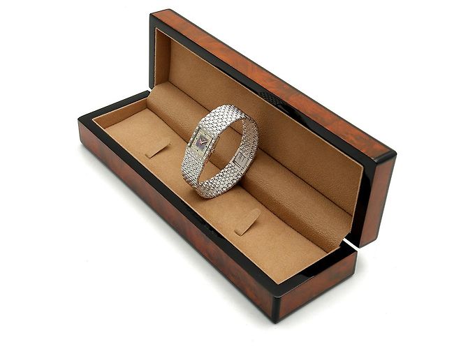 Piaget Relógio de quartzo masculino em ouro branco com mostrador de diamante e opala - vista 30
