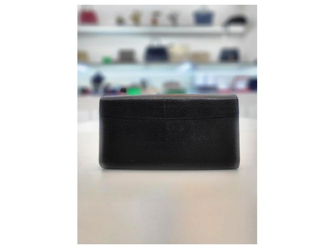 Louis Vuitton Taurillon Leder Geldbörse Schwarz - Ansicht 5