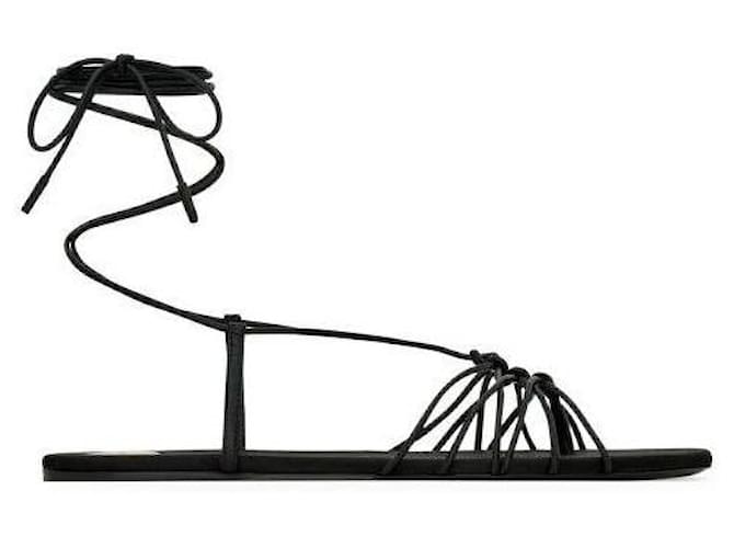 Saint Laurent Sandali Nero - vista 4