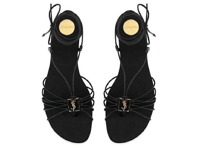 Saint Laurent Sandali Nero - vista 6