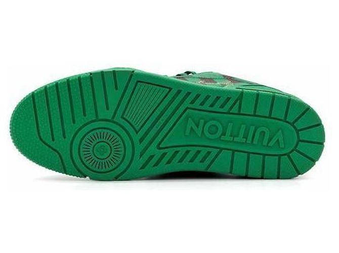 Louis Vuitton Sneakers LV Trainer Pharrell Damier Pop da uomo Verde - vista 10