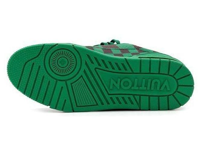 Louis Vuitton Sneakers LV Trainer Pharrell Damier Pop da uomo Verde - vista 9