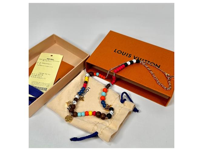 Louis Vuitton Collana LV Surfing Beads Arancione - vista 2