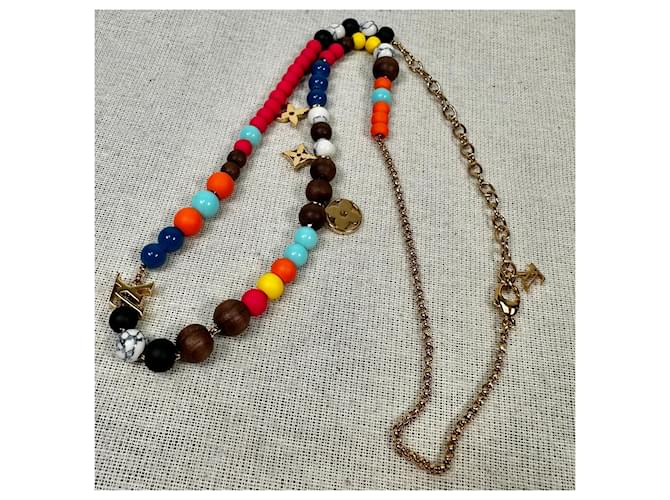 Louis Vuitton Collana LV Surfing Beads Arancione - vista 5