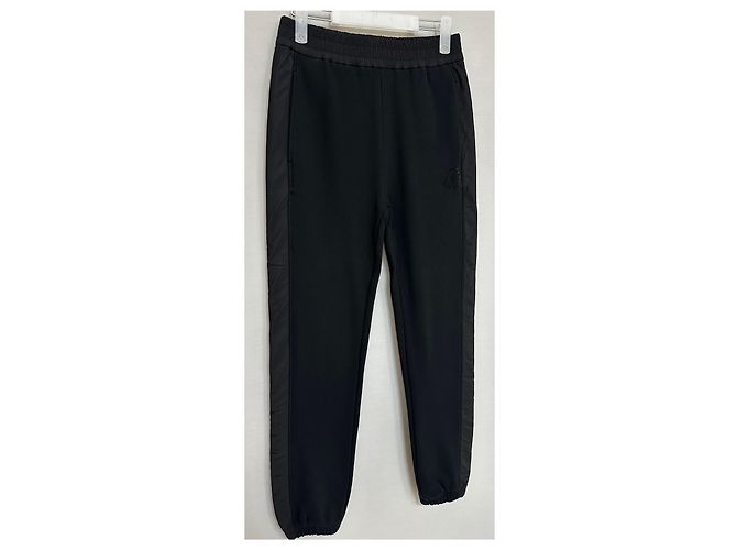 Pantaloni della tuta in pile con dettaglio logo Moncler Argento - vista 3