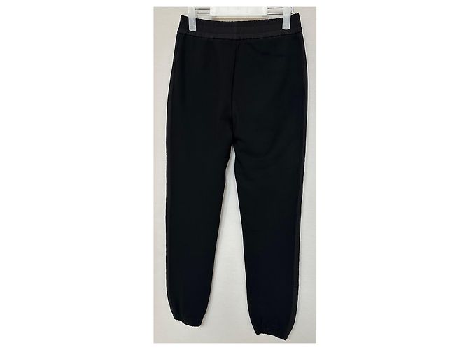 Pantaloni della tuta in pile con dettaglio logo Moncler Argento - vista 5