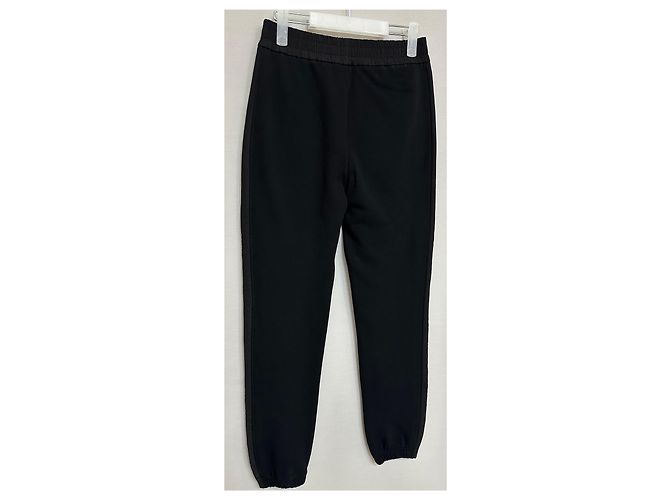 Pantaloni della tuta in pile con dettaglio logo Moncler Argento - vista 6