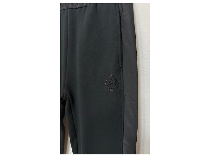Pantaloni della tuta in pile con dettaglio logo Moncler Argento - vista 7