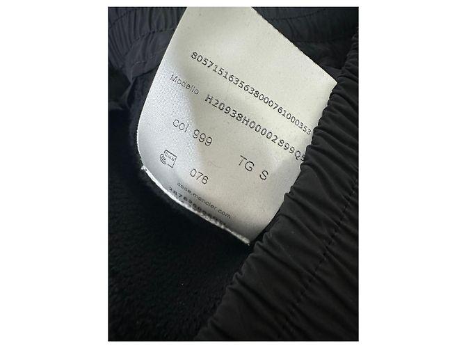 Pantaloni della tuta in pile con dettaglio logo Moncler Argento - vista 8