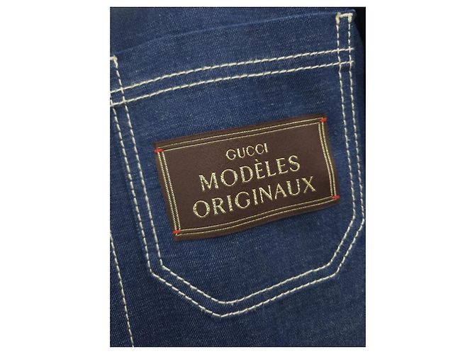 Gucci Giacca di jeans corta da donna Multicolore - vista 3