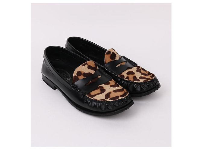 Tod's Scarpe basse Leopard Black da donna Nero - vista 3