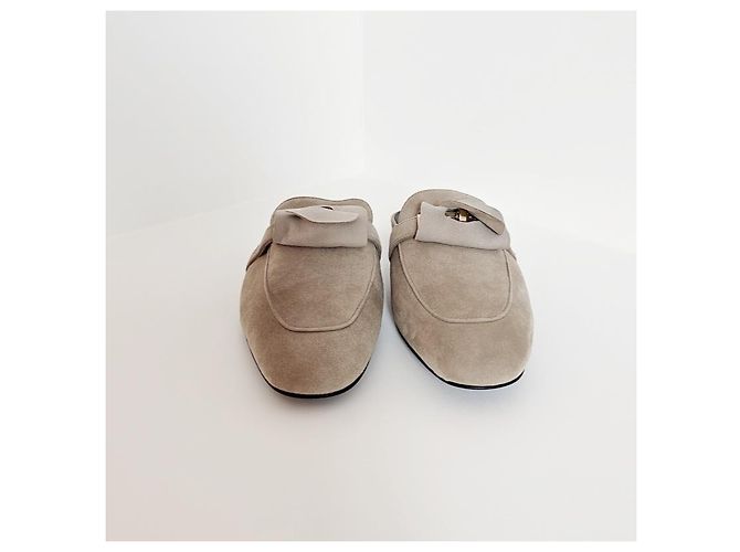 Hermès Mule Oz Kelly Beige Marrone - vista 7