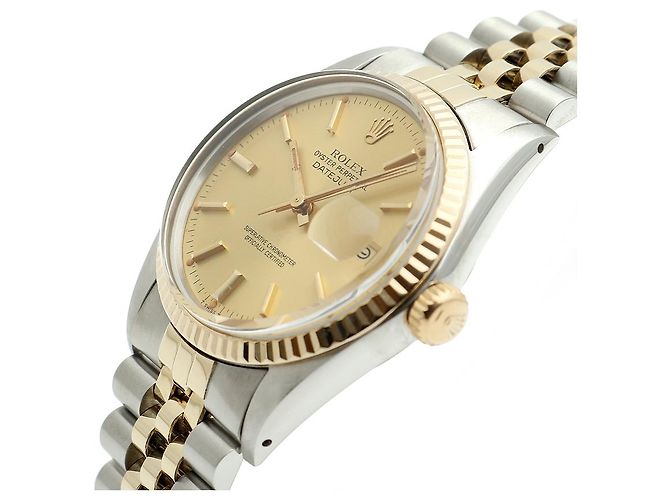 Orologio combinato da uomo Rolex Datejust D'oro - vista 10