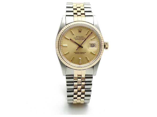 Orologio combinato da uomo Rolex Datejust D'oro - vista 16
