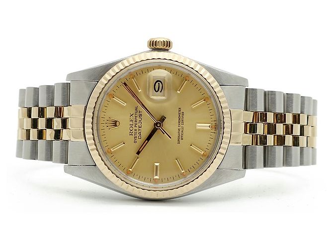 Orologio combinato da uomo Rolex Datejust D'oro - vista 17