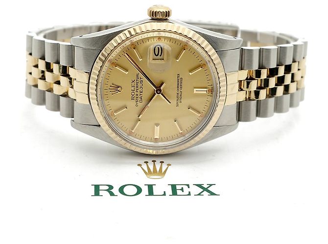Orologio combinato da uomo Rolex Datejust D'oro - vista 22