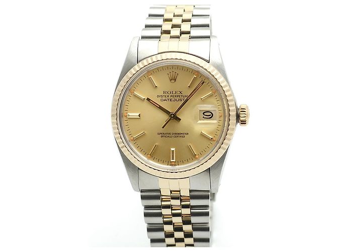 Orologio combinato da uomo Rolex Datejust D'oro - vista 8