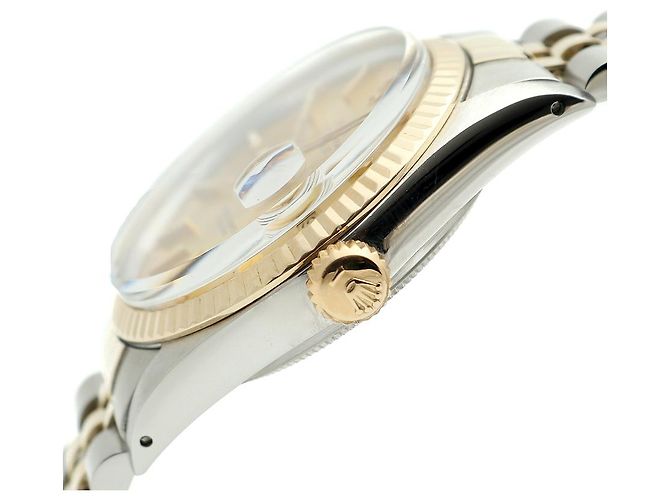 Orologio combinato da uomo Rolex Datejust D'oro - vista 9