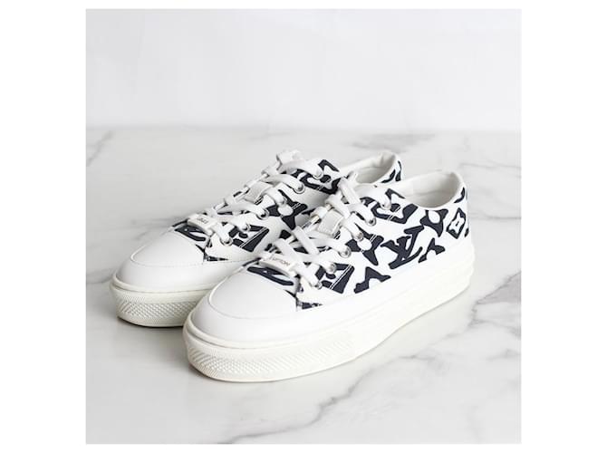 Louis Vuitton Sneakers Monogram Stella Bianco - vista 2