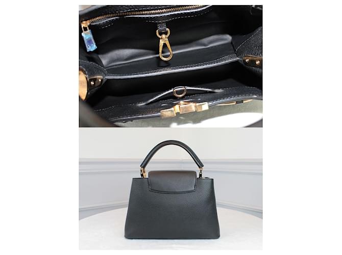 Louis Vuitton Flower Capucines PM Black Nero - vista 17