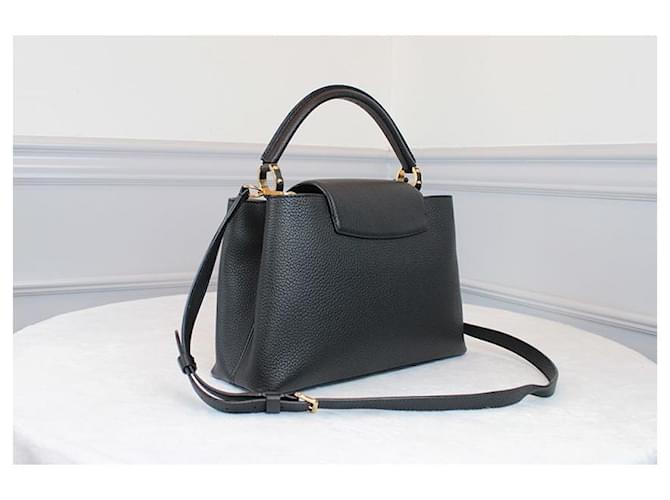 Louis Vuitton Flower Capucines PM Black Nero - vista 6