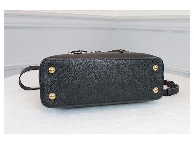 Louis Vuitton Flower Capucines PM Black Nero - vista 8