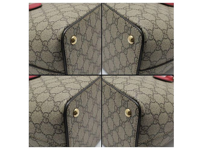 Gucci Borsa a tracolla GG Supreme Eden Marrone - vista 13