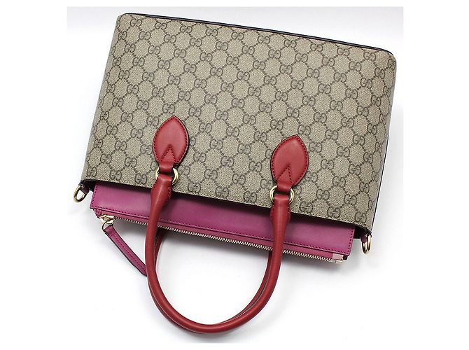 Gucci Borsa a tracolla GG Supreme Eden Marrone - vista 3