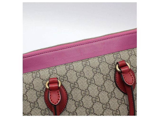 Gucci Borsa a tracolla GG Supreme Eden Marrone - vista 6