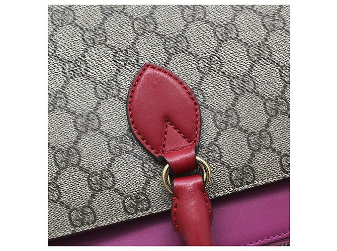 Gucci Borsa a tracolla GG Supreme Eden Marrone - vista 9