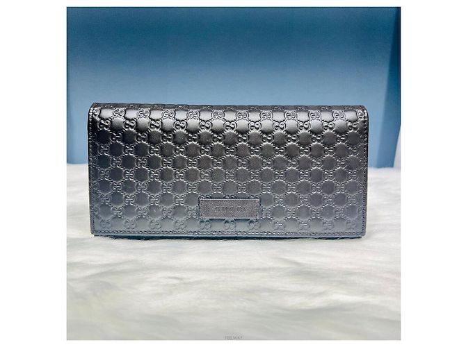 Gucci Micro Cima Long Wallet Brown - view 2