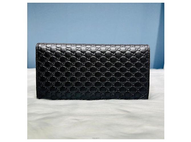 Gucci Micro Cima Long Wallet Brown - view 3