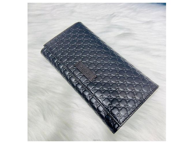 Gucci Micro Cima Long Wallet Brown - view 4