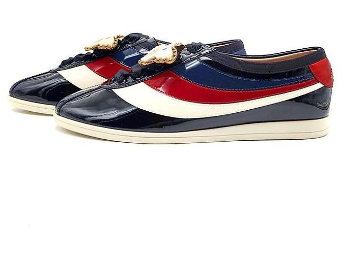 Gucci Sneaker parachute in vernice Multicolore - vista 3