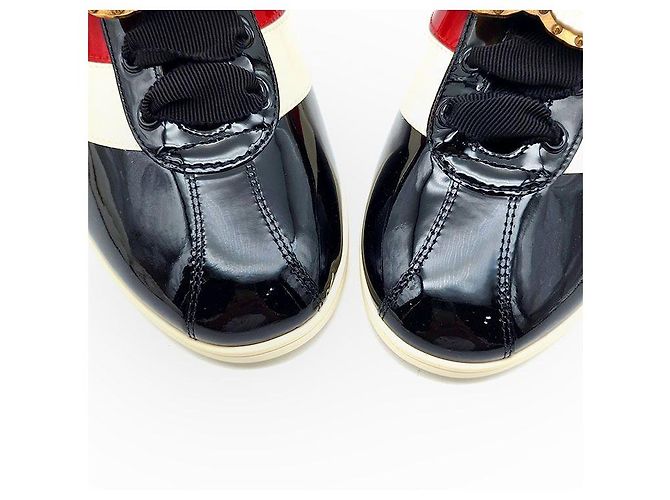 Gucci Sneaker parachute in vernice Multicolore - vista 4