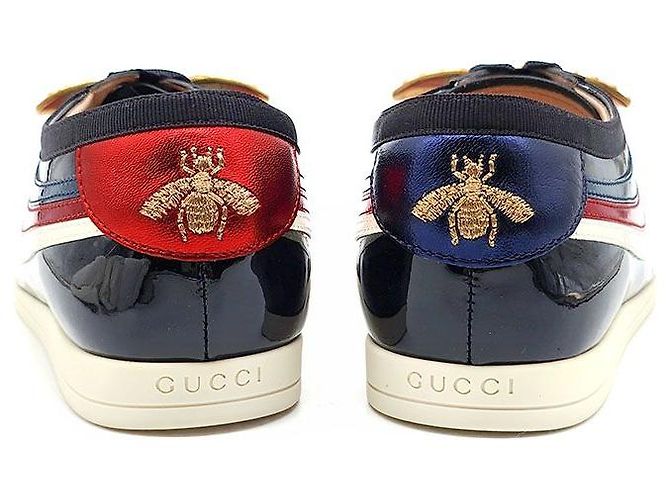 Gucci Sneaker parachute in vernice Multicolore - vista 5